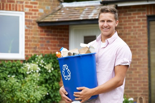 Recycling and donation during flat clearance